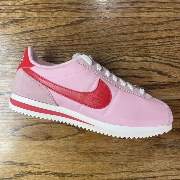 nike cortez pink red